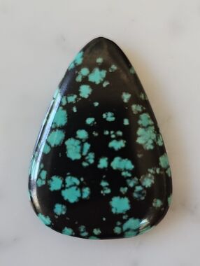 Large Hubei (Cloud Mountain/Yungai) Turquiose Cabochon